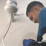 Instalação de chuveiro